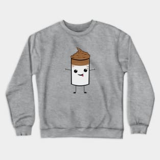 Cute Kawaii Dalgona Coffee Crewneck Sweatshirt